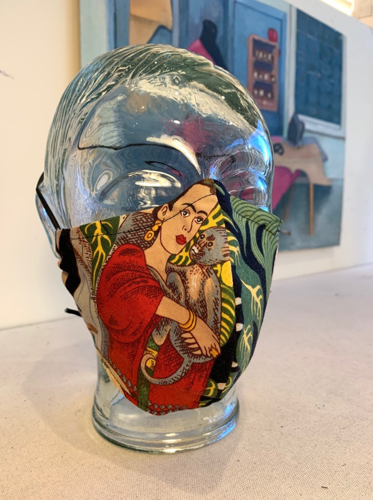 Epicenter Point Reyes, Mask made by Dana Davidson